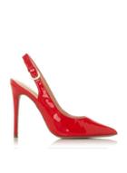 *head Over Heels By Dune Red 'cally' Ladies Sandals