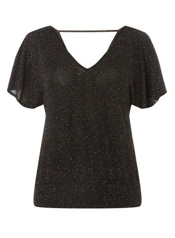 Dorothy Perkins *billie & Blossom Petite Rainbow Glitter Top