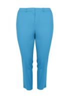 Dorothy Perkins *dp Curve Turquoise Elastic Back Ankle Grazer Trousers