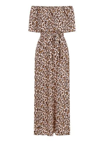 Girls On Film *girls On Film Multi Colour Leopard Print Maxi Dress