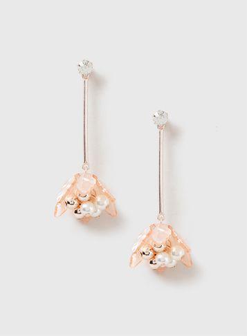 Dorothy Perkins Floral Drop Earrings