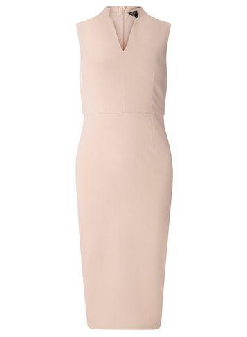 Dorothy Perkins Blush Notch Bengaline Dress