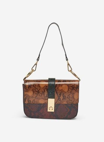 Dorothy Perkins Multi Colour Snake Print Multi-way Shoulder Bag