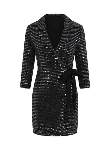 Dorothy Perkins *girls On Film Burgundy Fringe Sequin Dress
