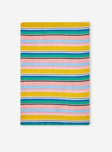 Dorothy Perkins Multi Colour Silky Plisse Stripe Print Scarf