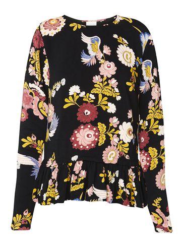 Dorothy Perkins *vila Navy Peplum Top