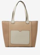 Dorothy Perkins Neutral Zip Side Shopper Bag