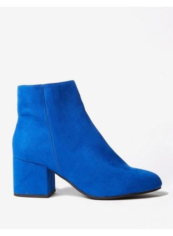 Dorothy Perkins Wide Fit Cobalt 'aubree' Boots
