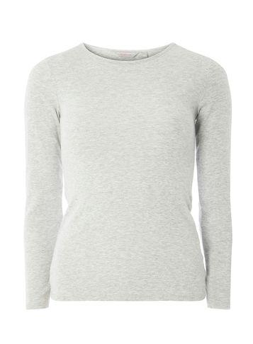 Dorothy Perkins Petite Grey Crew Neck Top
