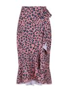Dorothy Perkins *girls On Film Multi Colour Leopard Print Wrap Skirt