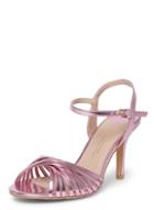 Dorothy Perkins Pink Wide Fit 'spiral' Knot Sandals