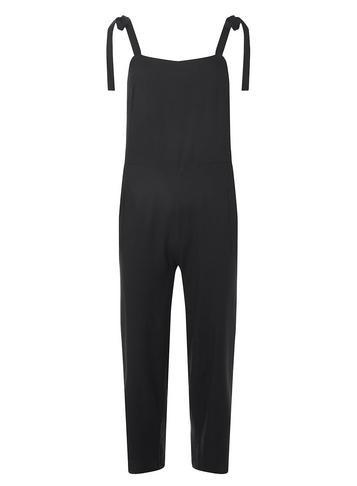 Dorothy Perkins Black Tie Shoulder Jumpsuit