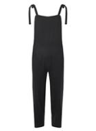 Dorothy Perkins Black Tie Shoulder Jumpsuit
