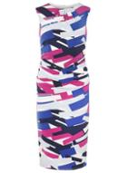 Dorothy Perkins *lily & Franc Multi Coloured Graphic Print Bodycon Dress