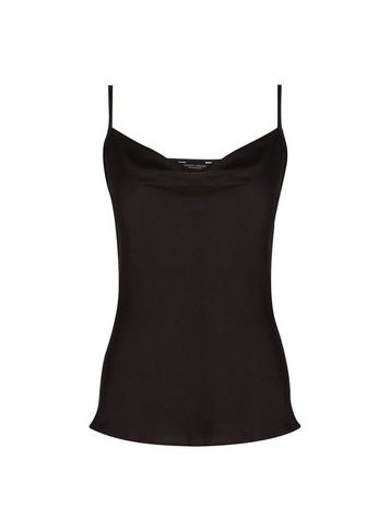 Dorothy Perkins Black Cowl Neck Camisole Top