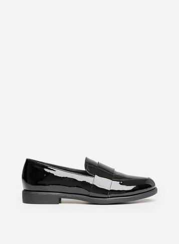 Dorothy Perkins Black Lipstick Loafers