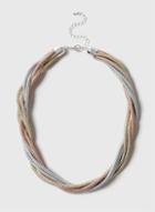 Dorothy Perkins Lurex Twist Rope Necklace