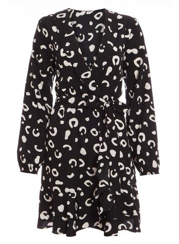 *quiz Multi Colour Animal Print Skater Dress
