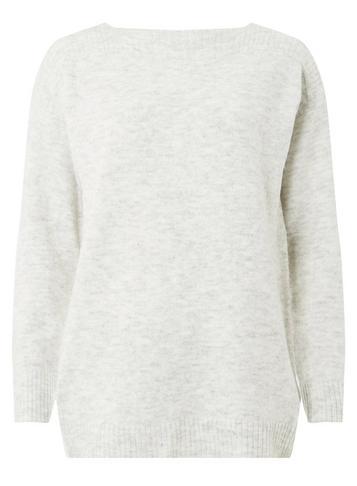 Dorothy Perkins Grey Wide Neck Jumper