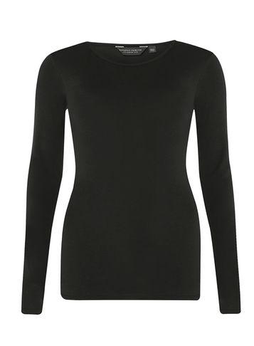 Dorothy Perkins Black Crew Neck Long Sleeve Top