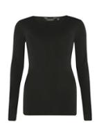 Dorothy Perkins Black Crew Neck Long Sleeve Top