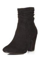 Dorothy Perkins Black 'amelie' Ruched Boots