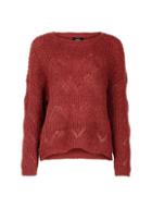 *only Wine Knitted Jumper
