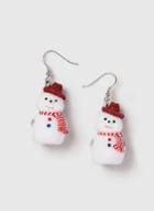 Dorothy Perkins Multi Coloured Christmas Snowman Earrings