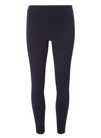 Dorothy Perkins Navy Pull On Bengaline Trousers