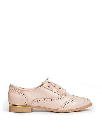 Dorothy Perkins Nude 'loella' Brogues