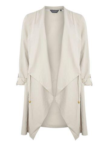 Dorothy Perkins *tall Longline Throw-on Waterfall Jacket