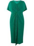 Dorothy Perkins Dp Curve Emerald Knot Front Shift Dress