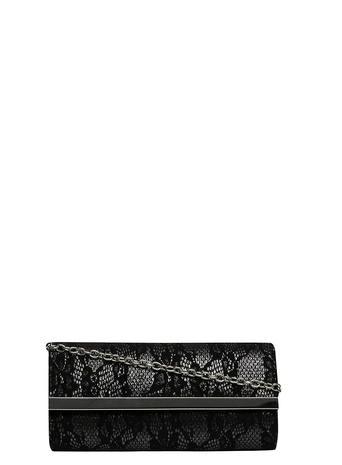 Dorothy Perkins Black Lace Brit Bag