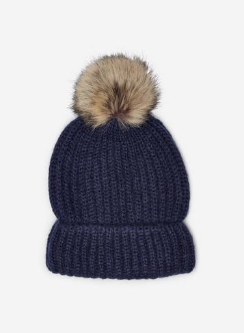 Dorothy Perkins Navy Pom Hat