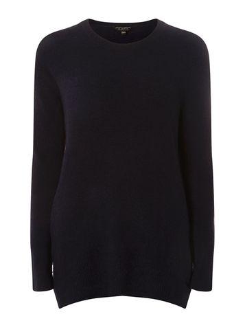 Dorothy Perkins Navy Slouchy Oversized Jumper
