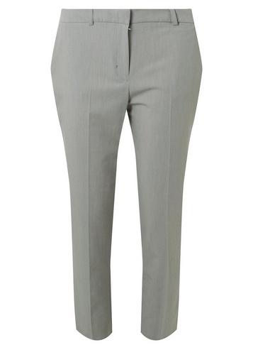 Dorothy Perkins Light Grey Ankle Grazer Trousers