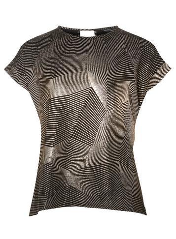 Dorothy Perkins Rose Gold Chevron T-shirt