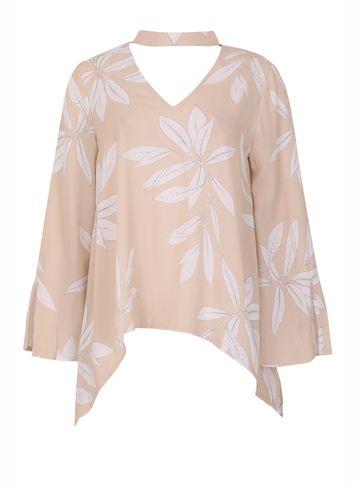 Dorothy Perkins *izabel London Beige Top