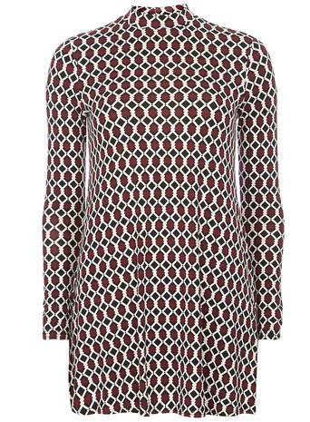 Dorothy Perkins Black Geo Jersey Tunic