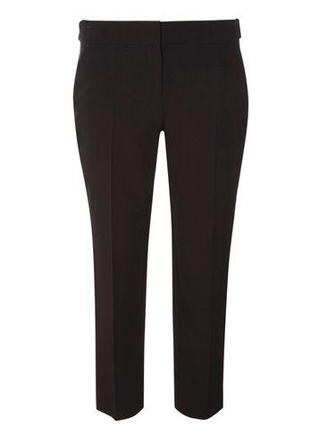 Dorothy Perkins Black Side Tab Ankle Grazer Trousers