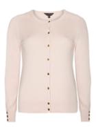 Dorothy Perkins Nude Gold Button Cotton Cardigan