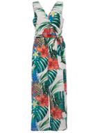 Dorothy Perkins *quiz Tropical Culotte Jumpsuit