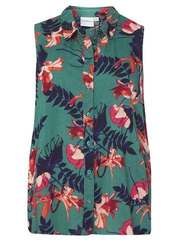 Dorothy Perkins *juna Rose Green Floral Print Shirt