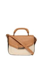 Dorothy Perkins Tan Mix Colour Block Satchel Bag