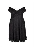 Dorothy Perkins *dp Curve Black Lace Bardot Dress