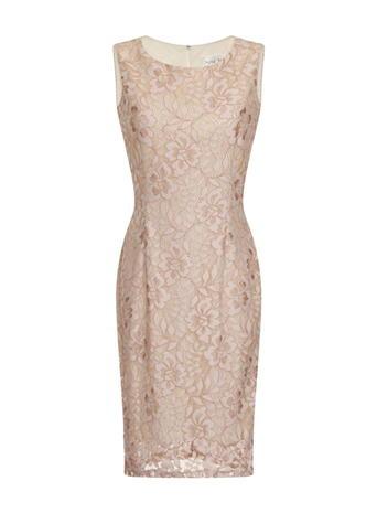 Dorothy Perkins Cream Lace Wiggle Dress