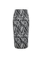 Dorothy Perkins Grey Abstract Jacquard Print Pencil Skirt