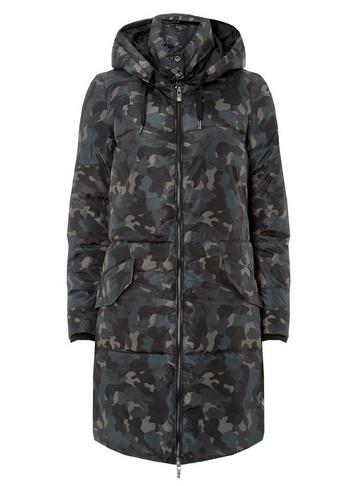 Dorothy Perkins *only Green Camouflage Print Puffer Jacket