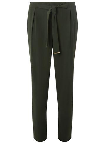 Dorothy Perkins Khaki Metal Belted Joggers