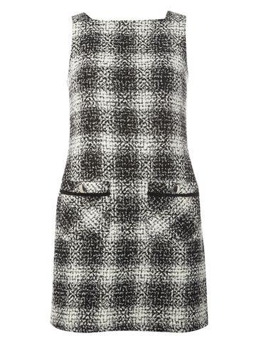 Dorothy Perkins Petite Monochrome Check Shift Dress